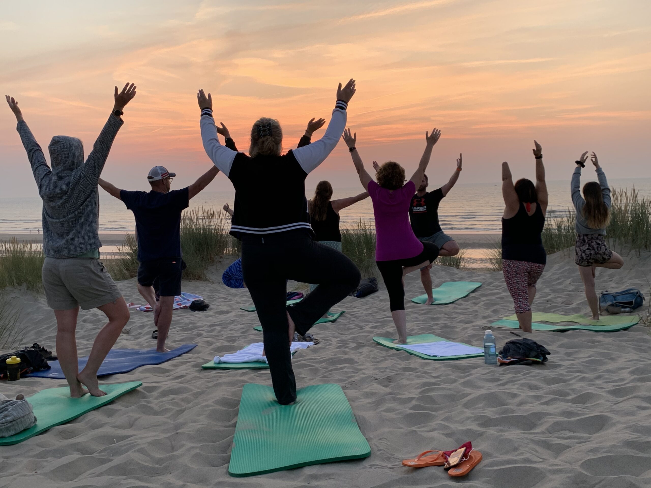 Sport am Strand Urlaub